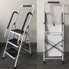 Folding 2 3 4 Step Ladder Safety Non Slip Mat Tread Foldable Kitchen Home DIY