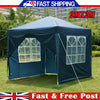 2x2m Outdoor Folding Tent Picnic Gazebo Two Doors & Two Windows Right-Angle UK