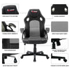 Office Chair Swivel Executive Adjustable Seat Racing Gaming PU Leather Computer