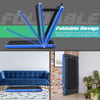 2 in 1 Folding Treadmill Electric Walking Running Machine Bluetooth LED Display