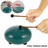 6inch Steel Tongue Drum C-Key Hand Pan Drum Mind Yoga Meditation Blue SNA