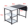 120x60cm Computer Desk with Storage Shelves Home Office Study Writing Work Table