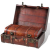 Retro Wooden Treasure Chest Vintage Storage Box Trunk Coffee Table Lockable UK