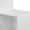 White 3 Tier 6 Cube Storage Bookcase Shelf Display Unit Grey Fabric Shelving Box