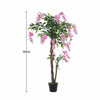 120cm Artificial Wisteria Flower Tree Indoor Outdoor Faux Potted Blossom Plant