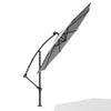 3(m) LED Cantilever Parasol Outdoor w/ Fairy Solar Lights Garden Banana Umbrella