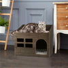Vintage Cat Pet Bed House Cat Cave Puppy Kennel Hide Shelter Free Pet Cushion