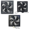 Industrial Axial Flow Plate Extractor Fan Factory Warehous Kitchen Speed Control
