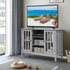 Wooden TV Stand Cabinet 3 Tier Entertainment Center Multi Storage Cupboard Unit