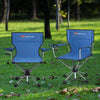 Swivel Camping Chair Collapsible Portable Picnic Fishing Garden Outdoor Chair