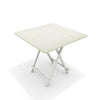 Folding Side Dining Table 2/4/6 Chairs Foldable Design Wood Grain Dinette Stools