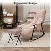 Relax Rocking Chair Adjustable Armchair w/Footstool, Reclining Chair w/Storage