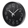 30cm Modern Wall Clock Dinner Vintage Home Office Dining Room Glass Face Clocks