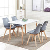 Modern Dining Table and 4/6 Chairs Set Stylish Comfortable Durable kitchen home