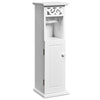 3 Tier Toilet Roll Storage Unit Free-Standing Bathroom Cabinet Space Saving