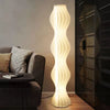 140/170cm Tall Floor Lamp Straw Skirt Standing Light Living Room Bedroom Office