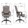 Executive Office Chair High Back Leather Recliner Computer Desk Chair W/Footrest