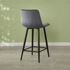 2X Bar Stools PU/ Velvet/ Fabric Breakfast Stool Chairs Kitchen Pub Grey Brown