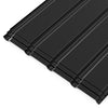 Mondeer 12 PCS Roof Sheets Corrugated Profile Galvanized Metal Sheet Panel Black