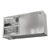 Commercial Stainless Steel Wall Cabinet Hanging Cabinet Sliding Doors Cupboard