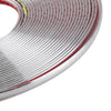 10MM x 15M CHROME STYLING MOULDING TRIM STRIP SELF ADHESIVE - METRE METER WINDOW