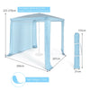 2m x 2m Outdoor Garden Gazebo Foldable Beach Cabana Patio Sunshade Canopy W/ Bag