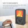 3D Flame Heater Home Desktop Mini Electric Warmer Machine Winter Stove Radiat;