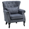 Chesterfield Armchair Chair Lounge Relax Fireside Sofa Velvet High Back Studded
