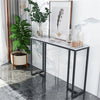 Elegant Marble Console Table Snack Entryway Table Home Office Corner Workbench