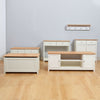 Wooden TV Units Table Sideboard Wall Rack Beige TV Stand Living Room