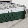 Upholstered Bed Velvet Ottoman Storage Lift Bed Frame Double King Size Bed Frame