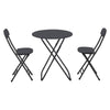 Folding Bistro Set Garden Patio Balcony Outdoor Dining Furniture Table 2/4Chairs