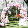Thicken Tubes White Wedding Arch Backdrop Stand Walk Through Door Gate Archway
