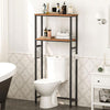 Over The Toilet Storage Over Toilet Bathroom Organizer Shelf 25.6 x 7.9 x 55.1
