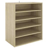 Shoe Cabinet Oak 60x35x70cm Chipboard Container