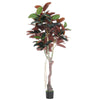 Large Artificial Tree w/ Pot Realistic Fake Tropical Plant Indoor Outdoor Decor