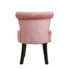 Soft Velvet Button Vanity Make Up Stool Widen Dressing Table Chair Backrest Seat