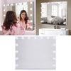Hollywood Cosmetic Mirror LED Light MakeUp Vanity Shaving Bath Round/Rectangular