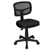 Height Adjustable Armless Mesh Computer Office Chair Y-shaped Lumbar Support