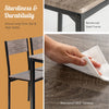 4PCS Dining Table & Chair Set Kitchen Furniture W/ Storage Bench Space-Saving