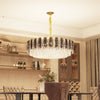 Ceiling Lights LED Crystal Chandelier Round Square Pendant Light Halo Light