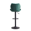 2 Pcs Bar Stools Bar Chair Breakfast Stools Kitchen Leather Adjustable Swivel