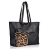 Leopard Print Purse & Large Tote Bag Womens Shoulder Handbag Animal