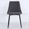 4x Velvet Dining Chairs Padded Seat Retro Metal Legs Office Kitchen Lounge Chair