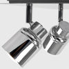 Chrome Adjustable 4 Way Ceiling Spotlight IP44 Bathroom Light + LED GU10 Bulbs