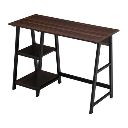Industrial Style Rustic Metal Frame Wooden Dressing Table Bedroon Computer Desk