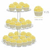 3 Tier Cupcake Stand Display Cake Dessert Food Platter Round Stand Party Serving