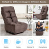 Folding Floor Gaming Chair 360-Degree Swivel Lazy Sofa Floor Chair Adjustable