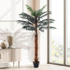 Large Artificial Palm Tree Realistic Fake Tropical Plant In/Outdoor Home Decor