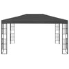 Gazebo with String Lights 3x4 m Anthracite L7T4